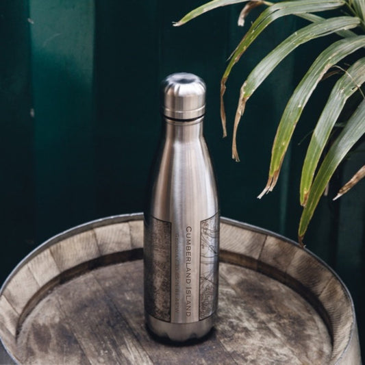 Cumberland Island - Georgia Engraved Map Insulated Bottle